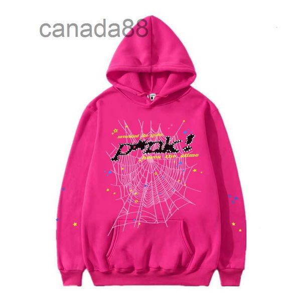 Hombres Mujeres Sudaderas con capucha Young Thug Diseñadores de alta calidad Hip Hop P * NK Web Puff Print Sp5der 555555 Sudadera con capucha Angel Spider Sudaderas Tela pesada Jersey 6GWK