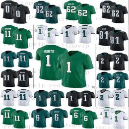 Jalen Hurts voetbalshirt A.J. Bruin DeVonta Smith Haason Reddick Jason Kelce D'Andre Swift Darius Slay Jr. Philadelphias Eagleslies Brandon Graham Cox