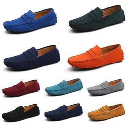 Мужская и женская уличная обувь на кожаной мягкой подошве, черные, красные, оранжевые, синие, коричневые, оранжевые, бордовые удобные кроссовки тридцать один