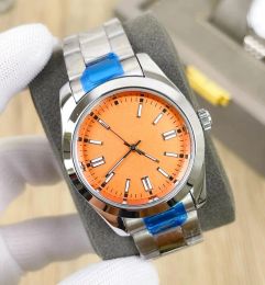 Reloj de cuarzo para hombre y mujer, movimiento japonés, 41 mm, nuevo tipo de carcasa, molde abierto, caja de acero de precisión 904L, cristal de zafiro resistente al agua, película azul luminosa