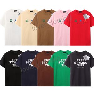 Hommes Femmes T-shirts Designer Mode Tops à manches courtes Marque de vêtements Col rond Loisirs Été Lâche Lettre Imprimer Cotons Tee Luxurys Taille XS-XL-11