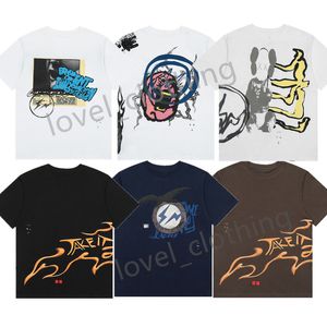 Hombres mujeres camisetas Travis Diseñador Moda manga corta ocio verano streetwear Algodón Graffiti Sudadera Hip Hop tops Ropa Tamaño S-XL