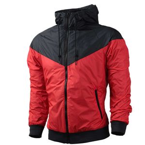 Hommes Femmes Coupe-Vent Veste Manteau Sweat À Capuche À Manches Longues Automne Sports Zipper Coupe-Vent Hommes Vêtements Plus La Taille Hoodies Taille Asiatique