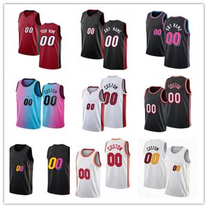 Jersey Custom Men Women Youth Miamis Kyle 7 Lowry Jimmy 22 Butler Heat Victor 4 Oladipo 13 Bam Adebayo Tyler 14 Herro 31 Max Strus 0 Damian Lillard Basketball Jerseys