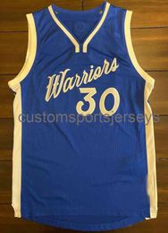 Mens Women Youth Rare 2015 Christmas Day Stephen Curry Basketball Jersey Broderie ajouter n'importe quel numéro de nom