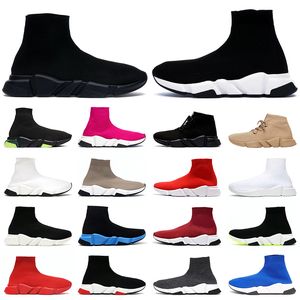 Des Chaussures Balencaiga Balenciaga Sock Mens Womens Graffiti Speed Trainer Black White Glitter Blue Beige【code ：L】Red Clear Sole Volt Green Lace-up Running Sneakers