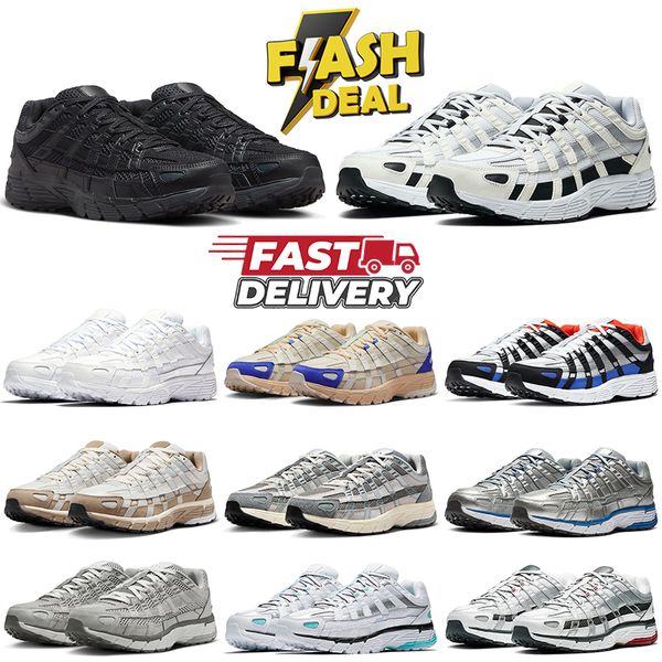 p6000 chaussures de course pour hommes femmes baskets p-6000 p 6000 triple noir blanc kaki loup gris métallisé argent racer bleu hommes femmes baskets de sports de plein air