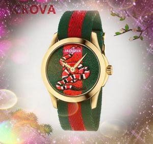 Mens Womens Bee Watch montre de luxe Montres-bracelets montre Japon Mouvement à quartz Chronographe Horloge orologi da uomo di lusso