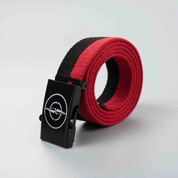 Ceinture en toile pour hommes et femmes Pantalon de travail décontracté Ceinture Designer Boucle automatique Ceintures de tissage Lettre classique Bande de toile en alliage Bande de taille unisexe