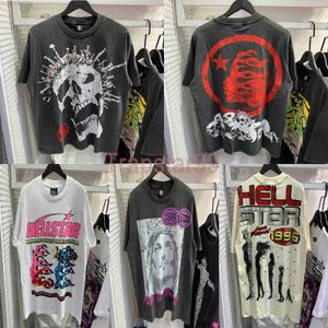 Diseñador para mujer para hombre Hellstar camiseta de alta calidad Streetwear Hip Hop Moda Hell Star Camiseta de manga corta Tamaño EE. UU. S-XL