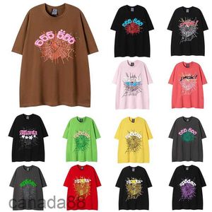Hommes Femmes Designer T-shirts Sp5der Lettre Imprimé Mode Noir Rose T-shirt Spider 555555 Coton Casual Top T-shirts 4NQ8 4NQ8