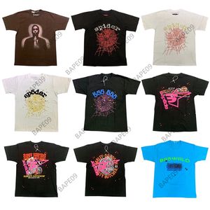 Mens Womens Designer t-shirts Sp5der Young Thug 555555 Angel man T-shirt Casual Tees Korte Mouw Hip Hop Streetwear T-shirts