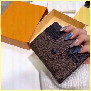 Heren Dames Designer Wallet Mode Kaarthouder Men Munt Pocket Kleine portemonnees Mini Bags Women Cardholder Brands Wallets Coin Purse 21102204R
