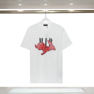 Hommes Femmes Designers Streetwear Tee Shirts Luxurys Mode Lapin Motif Imprimer T-shirts D'été À Manches Courtes Hip Hop T-shirt Taille S-XXXL