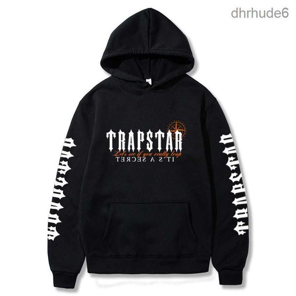 Sweat à capuche Trapstar pour hommes et femmes, style sport décontracté, classique, imprimé, élégant, chaud, manches longues, 3xl 7ZYT