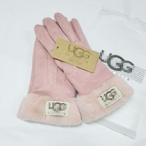 Designer Brand Winter Gloves for Men and Women, Cotton Thick Warm Glove with Letter Printing, Outdoor Sports Glove