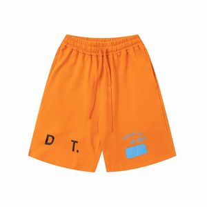 Mens dames galerijdept shorts Amerikaans modemerk handgeschilderde splash printing pure katoenen Terry Shorts Fog High Street losse broek koppels Casual broek AK