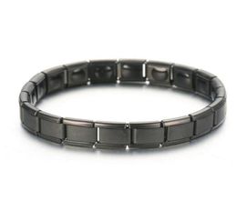 Bracelet magnétique extensible en titane pour hommes et femmes, pierre de Germanium, soulagement de la santé, chaîne à maillons 2300659