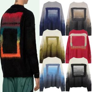 Suéteres para hombre suéter de diseñador 00fwh1te hombres moda sudadera con capucha cuello redondo jerseys prendas de vestir exteriores con capucha suéteres de invierno ocasionales