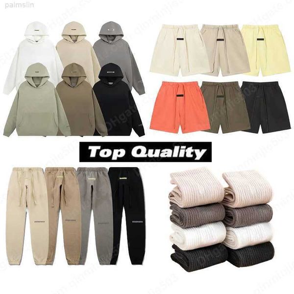 Sweats à capuche pour femmes pour hommes Pullovertwo Donnez une paire de Sockdesigners Ess Sweatshirt Essentialhoodies Essentialhoody Sudadera Felpa Sweat Essentialshirts XFL1