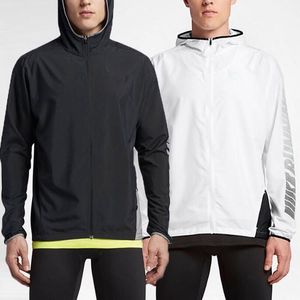 Mens Womens Jassen Jassen Paar Stijl Vrije Tijd Hooded Outdoor Sport Running Long Mouw Hoodies Windbreaker Jas Jas Bovenkleding N-1785