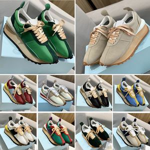 Para mujer para hombre Lanvi Diseñador de lujo Zapatos para correr Uede Nylon Calfskin BumpR Zapatillas de deporte Clásico de los años 70 Weightlessnes Comfo
