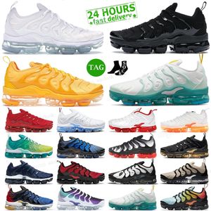 Tn Plus Hombres Mujeres Zapatillas de deporte Zapatillas de deporte Triple Negro Naranja Azul Atlanta Blanco Rosa Plata Lobo Zapatillas de deporte al aire libre zapatillas deportivas tns 36-47