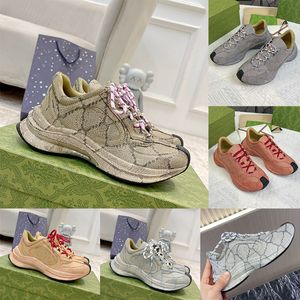 Heren dames retro run sneakers koppelen discrete wateroverdracht printstijlen Italië Designer schoenen platform populair hoogwaardige sportschoenen maat 34-46