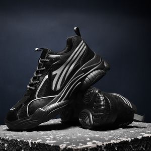 heren dames hardloopschoenen 3M reflecterend 39-44 drievoudig zwart wit grijs sporttrainers designer sneakers zelfgemaakt merk gemaakt in China