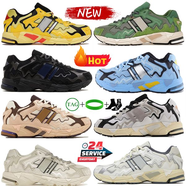 Chaussures de course pour hommes et femmes Bad Bunny Response Baskets classiques Triple Noir Jaune Wonder Crème Blanc Bleu Boston Day Chaussures de créateur Baskets de sport Chaussure de sport basse