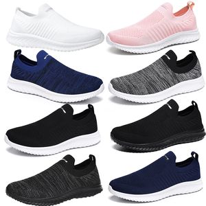 Mentes Femmes Running Tennis Sports Chaussures décontractées Femmes Slip-On Sallers de chaussettes Randage des chaussures de sport de marche