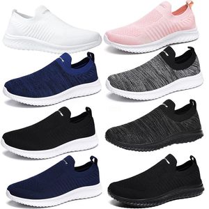 Mentes Femmes Running Tennis Sports Chaussures décontractées Femmes Slip-On Sallers de chaussettes Randage des chaussures de sport de marche Anti Slip Gai Trending