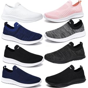 Mentes Femmes Running Tennis Sports Chaussures décontractées Femmes Slip-On Sallers de chaussettes de randonnée Chaussures sportives de marche Anti Slip Gai Trending