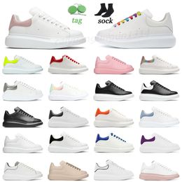 Mens Damesschoenen 2021 Nieuwste Designer Lederen Kant Hoog Platform Oversized Sneakers White Black Off Luxe Refectiv SFV C34