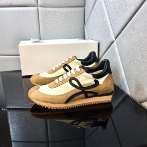 Heren Damesschoenen Flow Runner Sneaker zachte bovenste honing Rubberen golfzool die rond 2023 buigt