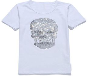 Heren Dames Streetwear Zomer T-shirts Mastermind Shining Diamond Rijn T-shirts Schedels Patroon Ronde Hals Korte Mouw T-shirts2568943
