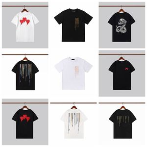 Hommes femmes été surdimensionné t-shirts monde hommes concepteur imprimer lettres coeur coton mélanges lâche streetwear homme femme hiphop plus la taille vêtements pull tops