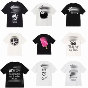 Mens pour femmes Sy T-shirt Designer Black 8 chemises pour hommes Graphic à manches courtes tee Designer Summer STRISS STREET Sports Clothes T-shirts 32bu #
