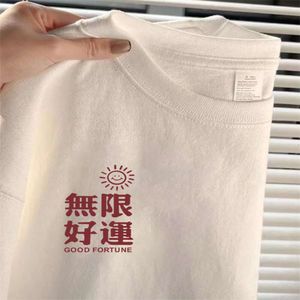 Heren dames t shirts T-shirts t-shirts Chinese stijl katoen kort mouw zomer losse crew-neck wit zwart casual kleine print bodemontwerper shirt streetwear 905 e079c