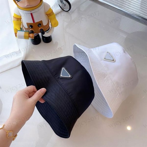 Mens Womens Tops Summer Fisherman Hat Designer Bucket Caps Flat Bonnet Beanie Baseball Cap Unisex Casual avec Triangle Sunhats259j