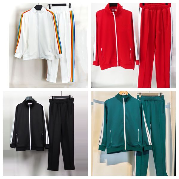 Chándal para mujer para hombre Diseñador Sudadera con capucha Ropa deportiva Chaquetas y pantalones deportivos Conjuntos Cremallera Moda Sudaderas de algodón Trajes Hombres Pista Traje de sudor Abrigos Carta de manga larga