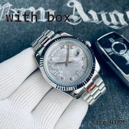 Heren dameshorloge ontwerper luxe diamant Romeinse digitale Automatisch uurwerk horloge maat 41MM roestvrij staal materiaal fadeless waterdichte horloges herenmode horloge