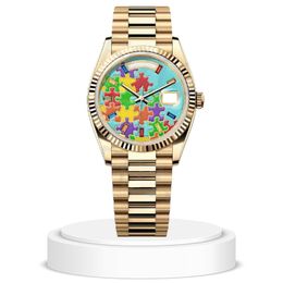 reloj para mujer para hombre relojes de diseño de alta calidad aaa montre 36 41 mm Mecánico automático 904L Correa de acero inoxidable Relojes de pulsera impermeables de cristal de zafiro dhgate