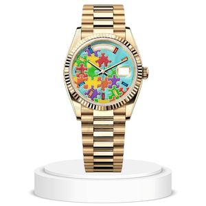 Heren Womens Watch Designer horloges van hoge kwaliteit AAA Montre 36 41 mm automatisch mechanisch 904L roestvrijstalen riem waterdichte saffierglas dhgate polshorloges
