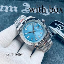 Montres pour femmes montres de montres Mouvement Gold Sizie 41mm 904L Bracelet en acier inoxydable Sapphire Verre étanche montre la montre-bracelet