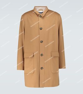 Mélanges de laine pour hommes, manteaux longs à la mode, vêtements d'extérieur d'automne, manteau en cachemire Loro Piano Roadster