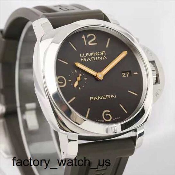 Montre aux bracelets pour hommes Panerai Luminor 1950 Series Limited Automatic mécanique MECHEMENT METROBLE DATE DE STOCKAGE transparente Affichage étanche Swiss Watch Pam00608 44 mm