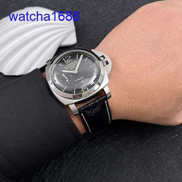 Match pour hommes Panerai Male Luminor Series 44 mm de diamètre de rangement de puissance de huit jours