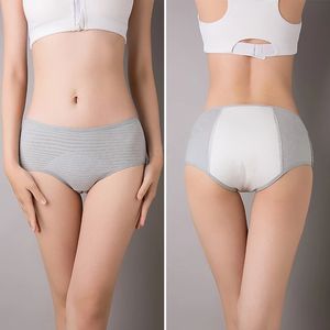 Culottes menstruelles femmes pantalons Sexy étanche sous-vêtements d'incontinence période preuve coton slips mi-taille Sexy maille intimes