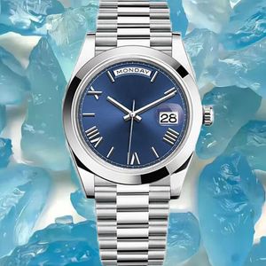 Menwatch AAA voor vrouwen Designer Relojes 36mm Blauwe gezicht Automatische top 41 mm Bewegingen Horloges Roestvrij staal Montre Watch Dhgate met doos